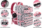 LHI Military Tactical Backpack for Men and Women 45L Army 3 Days Assault Pack Bag Large Rucksack with Molle System - Pink Leopard
