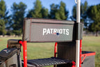 Picnic TIME NFL Unisex-Adult NFL Fusion Camping Chair with Side Table and Soft Cooler, Beach Chair for Adults, Lawn Chair