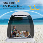 LEEDOR Pop Up Screen House, 6-10-15 Person Outdoor Screen Tent，Camping Screen Room with Carry Bag, Screened Gazebo with Mosquito Netting, Instant UV Resistant Sun Shelter for Garden, Patio, Backyard