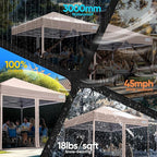 Quictent 8'x8' Pop up Screened Canopy Tent with Mosquito Netting, Portable Easy up Outdoor Screen House Shelter for Patio, Camping and Picnic, Includes Wheeled Carry Bag