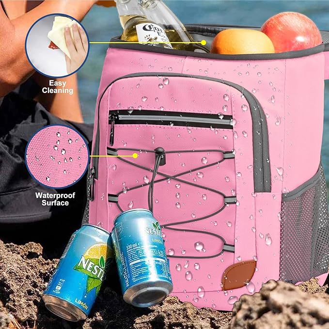 Backpack Cooler Insulated Leak Proof for Men Wowen 36 Cans Soft Cooler Backpack Insulated Waterproof Large Capacity Coolers Bag Portable for Lunch Camping Travel Picnic Hiking