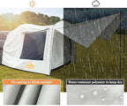 Car Tent for Camping 4-6 Person Universal SUV Van Tailgate Waterproof UPF 50 + Include Seperate Screen Tent