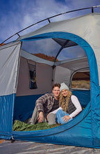 TETON Sports Hacienda 8 Person Family Camping Tent, Large Gear Loft and 4 Storage Pockets, Swinging Door Makes it Easy to Access, Full Mesh Roof, Waterproof Rainfly