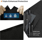 Griddle Cover for Blackstone 36" Griddle,Upgraded Rip-Proof&Waterproof 600D Flat Top Grill Cover,Windproof 1528 Grill Cover for Blackstone and More 4-Burner Griddle with Straps and Air Vent