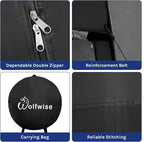 WolfWise Pop Up Changing Tent for Beach, Camping Portable Shower Tents, Outdoor Privacy Bathroom, Change Dressing Clothes Tent Pop Up Instant for Camp, Toilet, 6.2ft/6.6ft/6.9ft High