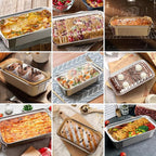 80 Pack Aluminum Loaf Pans with Lids Stickers and Parchment Paper Sheets,2.4Lb Heavy Duty Aluminum Foil Premium Bread Tins - 8.3" X 4.1" X 2.2" Disposable Baking Pans