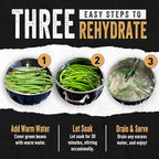 Ready Hour Freeze-Dried Green Beans Case Pack – 48 Servings (6 Pouches) – Emergency Vegetable Supply, Prepper Pantry Essentials, Long-Term Food Storage, Shelf-Stable Vegetables