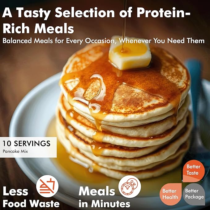 Numanna Family Pack Bucket 144 Servings 1-Month Emergency Meal Kit | Easy-to-Prepare, Non-GMO Freeze-Dried Survival Food | Everyday Meals in Resealable Pouches | Made in USA | 25+ Year Shelf Life