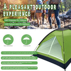 1-Person Dome Tent for Camping Waterproof Lightweight Portable Backpacking Orange/Blue/Army Green/Green