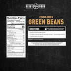 Ready Hour Freeze-Dried Green Beans Case Pack – 48 Servings (6 Pouches) – Emergency Vegetable Supply, Prepper Pantry Essentials, Long-Term Food Storage, Shelf-Stable Vegetables