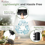 FRUITEAM Canopy Water Weight Bag, 88 LBS Water Tent Weights Set of 4, Weights for Tent Legs, Portable 4 Pack Weight Bags for Gazebo, Patio Umbrella, Pop Up Canopy, Carport, 10L Black