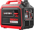 3800W Portable Inverter Generator, Gas Powered with CO Sensor, Digital Display, Super Quiet and Lightweight Generator for Camping, Home Emergency Use, Tailgating, RV Ready, EPA Compliant