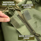 MT Military Modular Sleeping System, 3-Layer, Cold Weather Sleeping Bag, Waterproof Bivy Cover, Vacuum Compression Sack