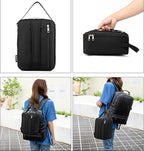 BEIMILY Small Insulated Lunch Bag,Lunch Box for Men Women Adults,Portable Refrigerated Lunch Box,Soft Insulated Tote Bag for Office Work Picnic with Comfort Handle and Removable Hand Strap (Black)