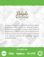 Simple Kitchen Garden Vegetable Soup Mix - 17 Servings for Meal Prep, Gluten Free, Vegetarian, Dehydrated & Freeze Dried Survival Food for Camping Meals, Backpacking & Hiking, Survival Kit, Pack of 4