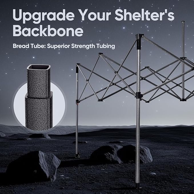 Quictent 10x20 Heavy Duty Pop up Canopy Tent with Sidewalls, Commercial Grade Instant Shelter with Wheeled Bag for Outdoor, Parties, Markets, 600D PU Coated UPF 50+ Sun Shield