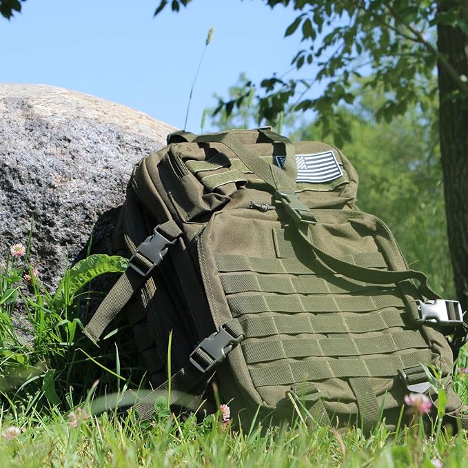 Bug Out Bag Backpack - 50L Tactical Backpack - Great for Survival Essentials (Digital Camo)