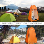 Your Choice 3.9x3.9x6.9FT Pop Up Privacy Tent, Large Portable Camping Changing Room with 2 Storage Pockets & 4 Sandbags, Outdoor Shower & Toilet Shelter for Beach, RV, Camping & Hiking