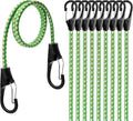 HORUSDY 10-Piece Heavy Duty Bungee Cords with Metal Hooks, 40” Elastic Bungee Straps for Outdoor, Camping, Garage Storage, and Kayaking