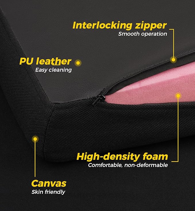 Xprite Upgraded 3" Thick Premium Foam Mattress, Foldable Trunk Sleeping Platform Compatible with 2018-2025 Jeep Wrangler JL 4 Door, Portable Camping & Overlanding Bed
