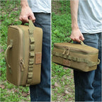 Tactical Camping Storage Bag 9L Tactical Utility Tote Bag Camping Cookware Organizer Trunk Organizer