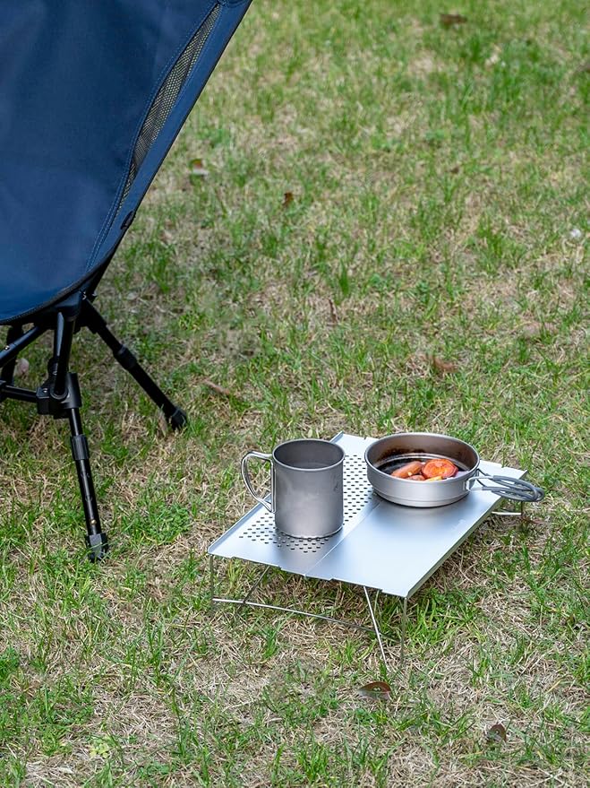 WildCall Mini Solo Folding Table Ultralight Compact with Carry Bag for Backpacking Camping Hiking Beach
