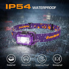 EverBrite Rechargeable Headlamp, 2 Pack Kids & Adult Headlamp with White/Red/Green Light, Memory Function, 120° Adjustable, IP54 Waterproof Head Lamp for Camping, Running & Emergencies, Gift Choice