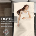 Sleeping Bag Liner,Long Staple Cotton, Adult Sleep Sack & Travel Sheets,Travel Sleep Sack for Backpacking, Hotels & Hostels Lightweight Travel Sheet Camping Sheets,Has Full Length Zipper