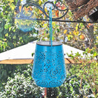 Woanger 6 Pcs Solar Lanterns Outdoor Waterproof for Women Garden Decor Metal LED Hanging Lantern with Handle Decorative Solar Lights for Table Patio Porch Yard Pathway