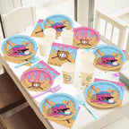 96 Pcs Ice Cream Drip Baseball Party Supplies Baseball Ice Cream Drip Party Plates and Napkins Sport Theme Tableware Dinnerware Set for Team Gift Sport Birthday Camping Baby Shower Parties Favors