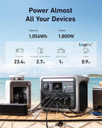 Anker SOLIX C1000 Portable Power Station + Alternator Charger