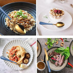 Flatware Sets 24pcs 18/10 Stainless Steel Cutlery Set Gold Tableware Set Fork Knife Spoon Dinnerware Set Flatware Set Silverware Set Stainless Steel