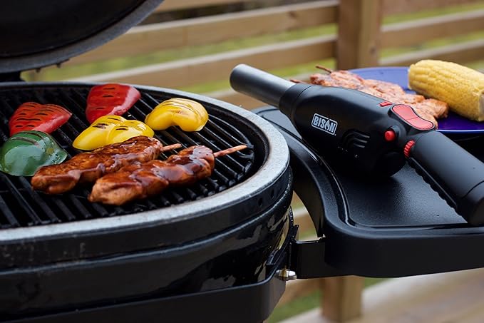 BISON AIRLIGHTER 420 | Cordless Fire Starter | Camping Essential | Torch Lighter | Perfect for Fire Pits, Camping, Charcoal Grills, Fireplaces, and Wood Stoves | Refillable Butane with Built-In Blower