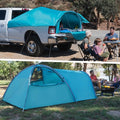 All Weather Camping Screen Tent/SUV Tent, Outdoor Pop Up Tent for Camping with Shelter Mesh & Waterproof PVC, Instant Tent Screen House Portable for Car SUV Van Camping