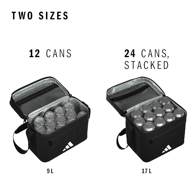 adidas Cooler for Drinks, Cans & Food – Soft Insulated Portable Bag