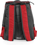 PICNIC TIME Disney Mickey Mouse Backpack Cooler, Insulated Soft Cooler Backpack, Waterproof Lunch Bag, Portable Hiking Backpack Ice Chest for Picnic, Beach, Camping & Travel, (Red with Gray Accents)