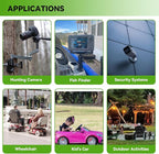 12V 10Ah LiFePO4 Battery,3000+ Deep Cycles Lithium Batteries,Built-in 10A BMS,Perfect for Cyberpower UPS,Fishfinder,Lighting,Power Wheels,Lighting,Lawn Mower