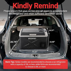 BODEGACOOLER 12 Volt Car Refrigerator, Electric Cooler Portable Freezer APP Control, 32Quart(30L) RV Car Fridge-4℉-68℉, 12/24V DC100-240 Volt AC for Outdoor Camping Travel Vehicles Home Use, Black