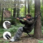 Low Down Hunting Tree Mounted Seat for Turkey Hammock Chair,Camo Tree Camping Chair,Portable Hunting Saddle Stool