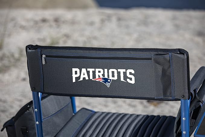 Picnic TIME NFL Unisex-Adult NFL Fusion Camping Chair with Side Table and Soft Cooler, Beach Chair for Adults, Lawn Chair