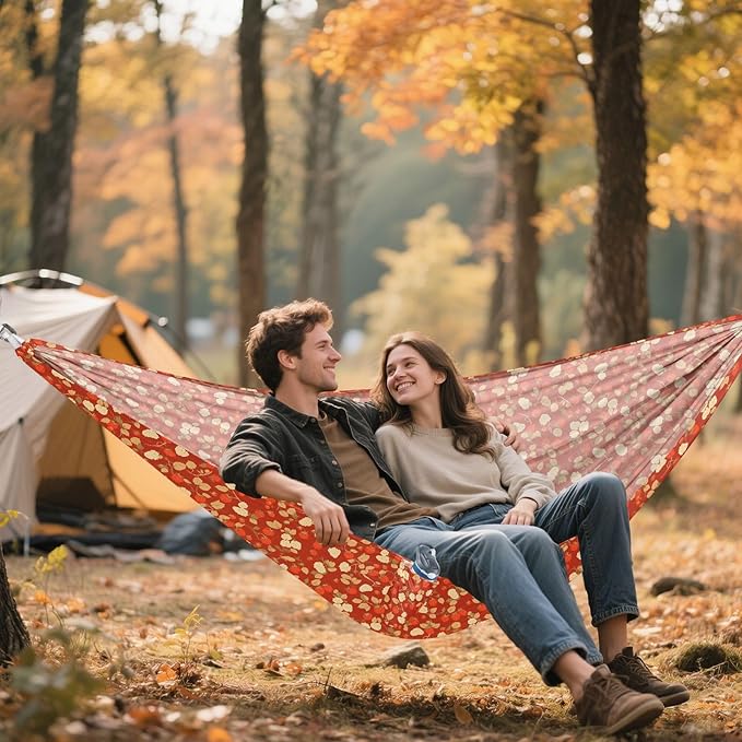 Beauty Raspberries Red Hammocks for Camping with Tree Straps Hammock for Tree for Camping & Hiking Essential