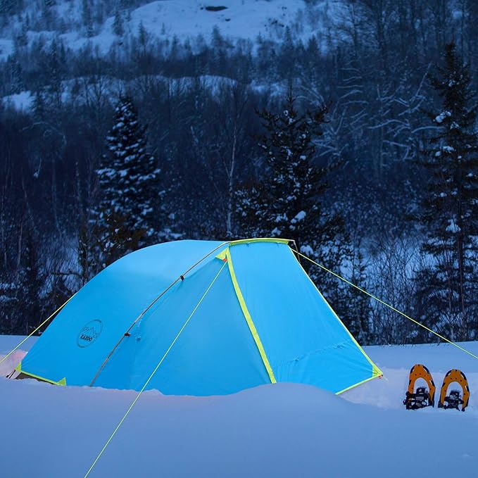 KAZOO 2／4 Person Camping Tent Outdoor Waterproof Family Large Tents 2/4 People Easy Setup Tent with Porch Double Layer | Outdoor, Waterproof, Family, Large, Tents, Easy Setup
