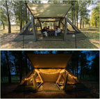 Night Cat Inflatable Tent: Easy Set Up Pump for Family Winter Camping and Outdoor Events