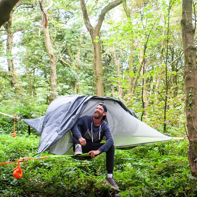 Tentsile Connect V3 2-Person Tree Tent Hammock, The Original Tree Tent Company, 880 Pound Capacity, Portable Treehouse, Heavy Duty Ratchets Included, Designed in The UK
