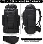 Hiking Backpack for Men 70L/100L Camping Backpack Military Rucksack Molle 3 Days Assault Pack for Climbing | Camping Backpack, 3 Days Assault Pack, for Climbing