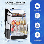 Maelstrom Backpack Cooler,36 Can Cooler Backpack,Soft Cooler Bag Insulated Leakproof,Lightweight Ice Chest Backpack,Travel Cooler Lunch Backpack for Camping,Hiking,Beach