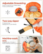 Sportneer Sleeping Bag for Adults & Kids, Cold Weather & Warm Waterproof Camping Sleeping Bag, Compact Portable for Camping Hiking & Travel