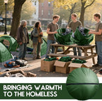 Camping Tents for Homeless Bulk Homeless Backpacking Supplies 2 Person Pop up Adult Waterproof Instant Easy Setup Tent for Hiking, Outdoor, Travel, Camping, Donation