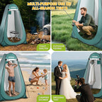 AOSION Privacy Shower Tent,Pop Up Changing Tent,Camp Bathroom Changing Dressing Room,Sun Sunshade Canopy Outdoor Rain Shelter for Camping Hiking Beach Picnic Fishing. (Army Green)