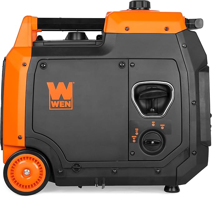 WEN 4800-Watt Portable Inverter Generator, Electric Start, RV-Ready, Quiet and Lightweight with Fuel Shut Off and CO Watchdog (56480iX)